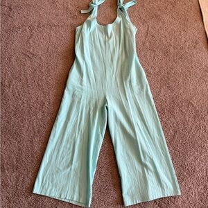 Mint Green Sleeveless Jumpsuit